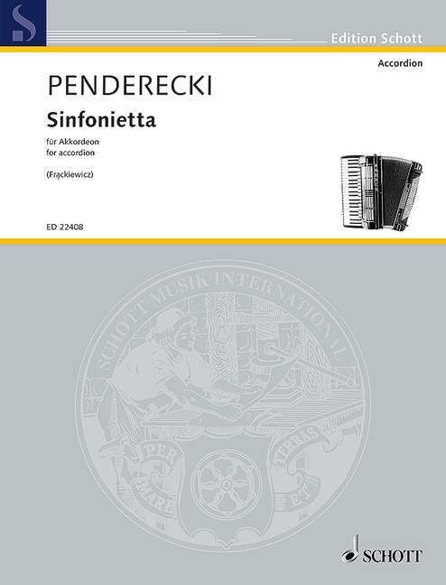 Printed items SINFONIETTA KRZYSZTOF PENDERECKI