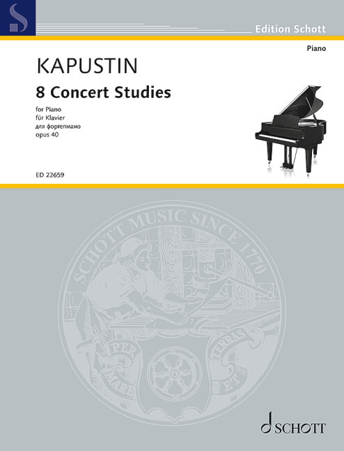 Tiskovina EIGHT CONCERT STUDIES OP. 40 PIANO 