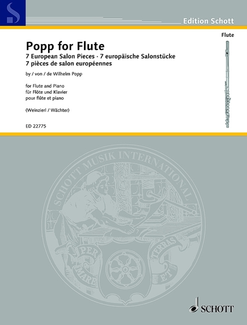 Materiale tipărite POPP FOR FLUTE WILHELM POPP