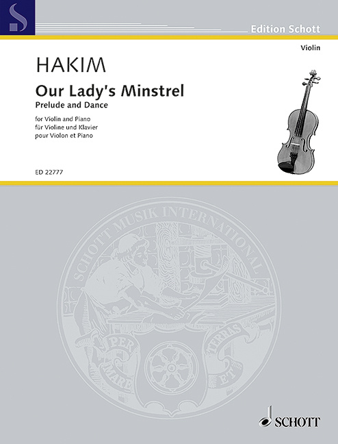 Artículos impresos OUR LADY'S MINSTREL VIOLON NAJI HAKIM