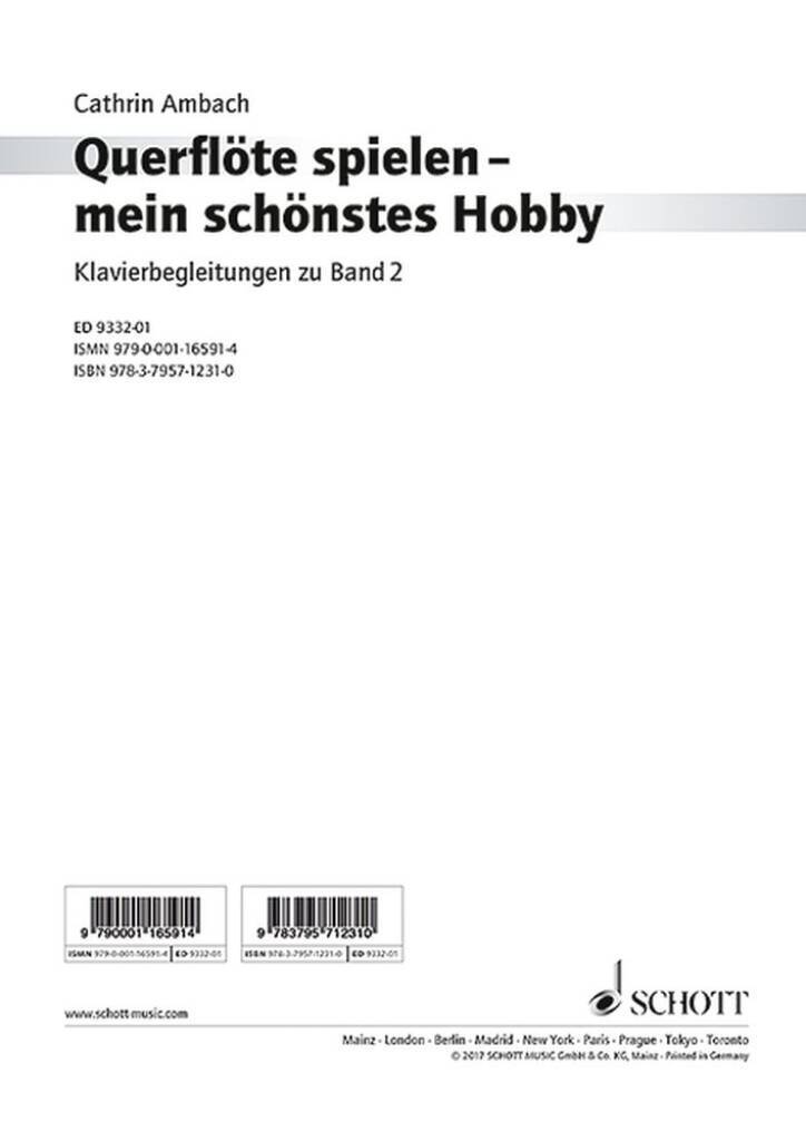Knjiga QUERFLOTE SPIELEN - MEIN SCHONSTES HOBBY BAND 2 