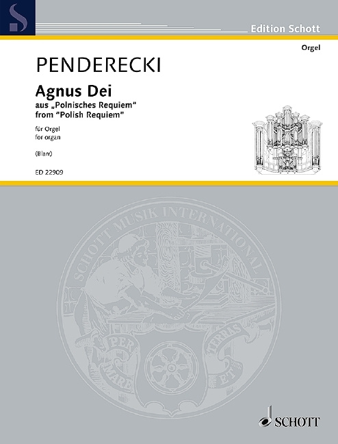 Tiskani izdelki AGNUS DEI KRZYSZTOF PENDERECKI