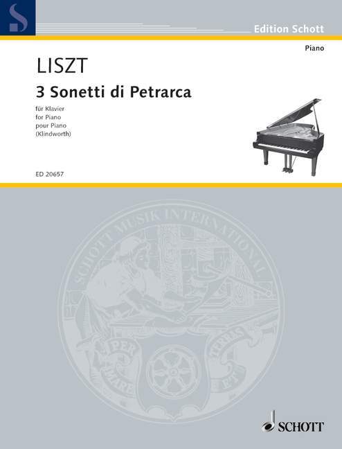Tiskani izdelki 3 SONETTI DI PETRARCA PIANO FRANZ LISZT