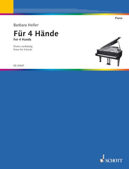 Tlačovina FOR 4 HANDS PIANO BARBARA HELLER