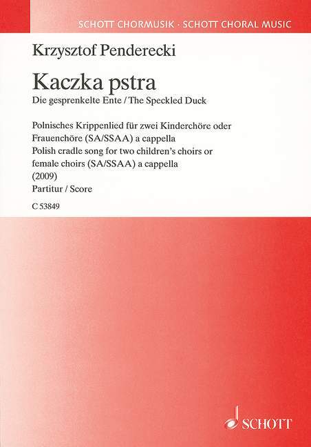 Prasa KACZKA PSTRA KRZYSZTOF PENDERECKI