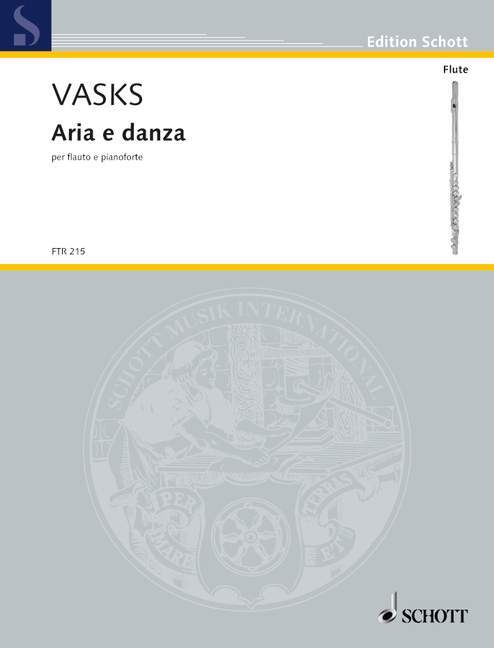 Printed items ARIA E DANZA FLUTE TRAVERSIERE PETERIS VASKS