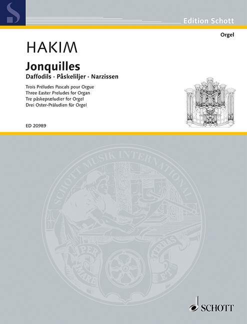 Printed items DAFFODILS ORGUE NAJI HAKIM
