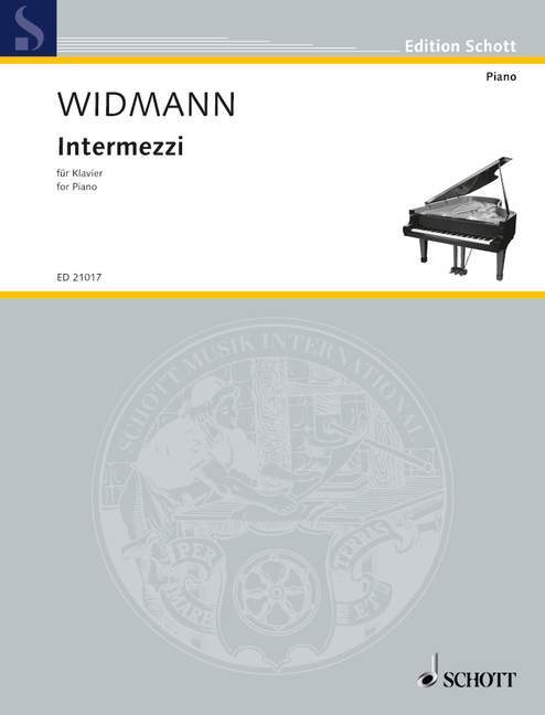 Printed items INTERMEZZI PIANO JORG WIDMANN