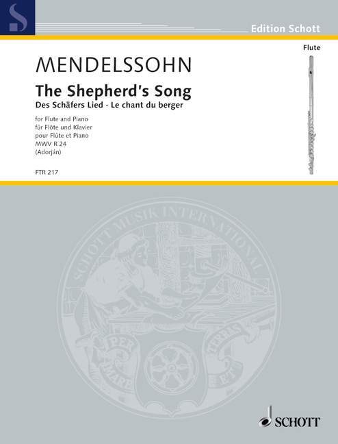 Tiskani izdelki THE SHEPHERD'S SONG MWV R 24 FELIX MENDELSSOHN BA