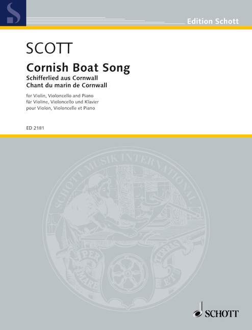 Tiskovina CORNISH BOAT SONG -ENSEMBLE DE PARTITIONS CYRIL SCOTT