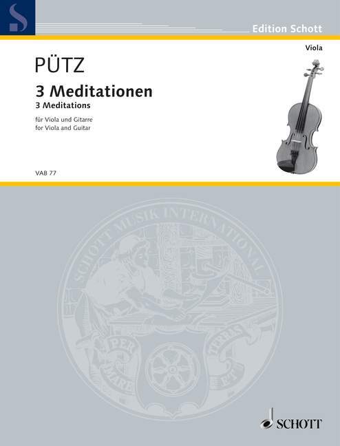 Tlačovina 3 MEDITATIONEN FLUTE TRAVERSIERE EDUARD PUTZ
