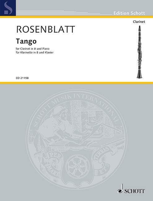 Tiskani izdelki TANGO CLARINETTE ALEXANDER ROSENBLATT