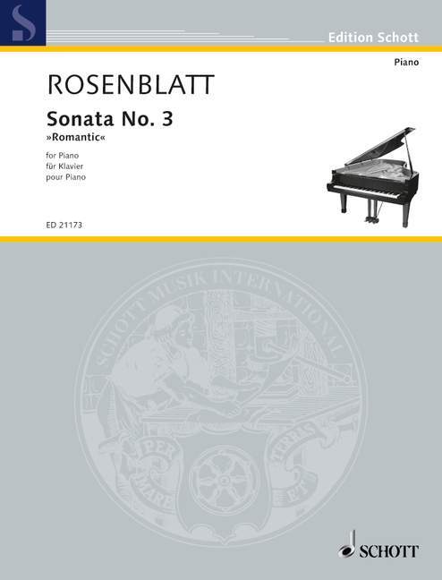 Drucksachen SONATA NO. 3 PIANO ALEXANDER ROSENBLATT