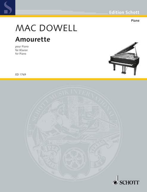 Книга AMOURETTE PIANO EDWARD MACDOWELL