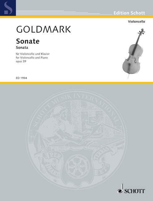 Tiskani izdelki SONATE OP. 39 VIOLONCELLE CARL GOLDMARK