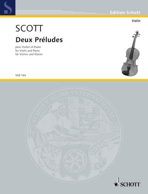 Prasa TWO PRELUDES VIOLON CYRIL SCOTT