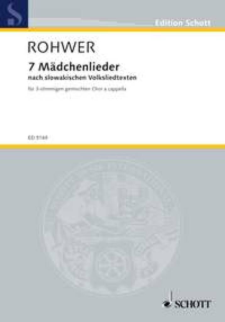 Knjiga SIEBEN MADCHENLIEDER JENS ROHWER