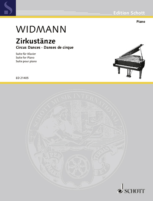 Tiskani izdelki CIRCUS DANCES PIANO JORG WIDMANN