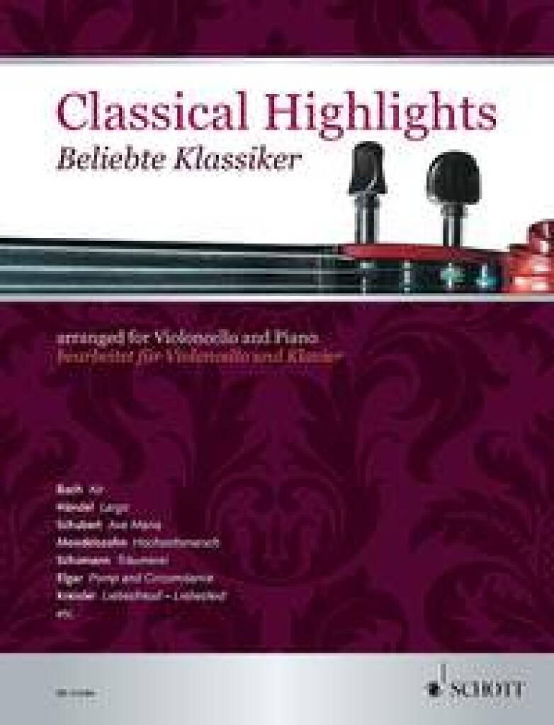 Book CLASSICAL HIGHLIGHTS VIOLONCELLE KATE MITCHELL