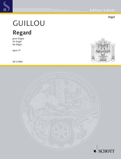 Drukwerk REGARD OP. 77 ORGUE JEAN GUILLOU