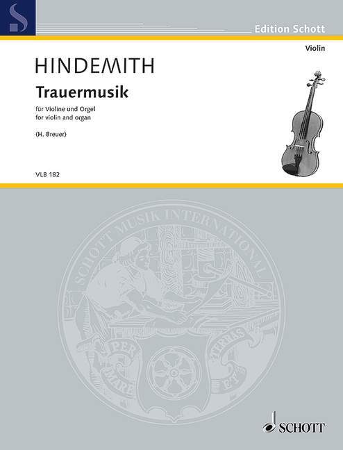 Tiskani izdelki TRAUERMUSIK PAUL HINDEMITH