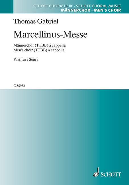 Drukwerk MARCELLINUS-MESSE CHANT THOMAS GABRIEL