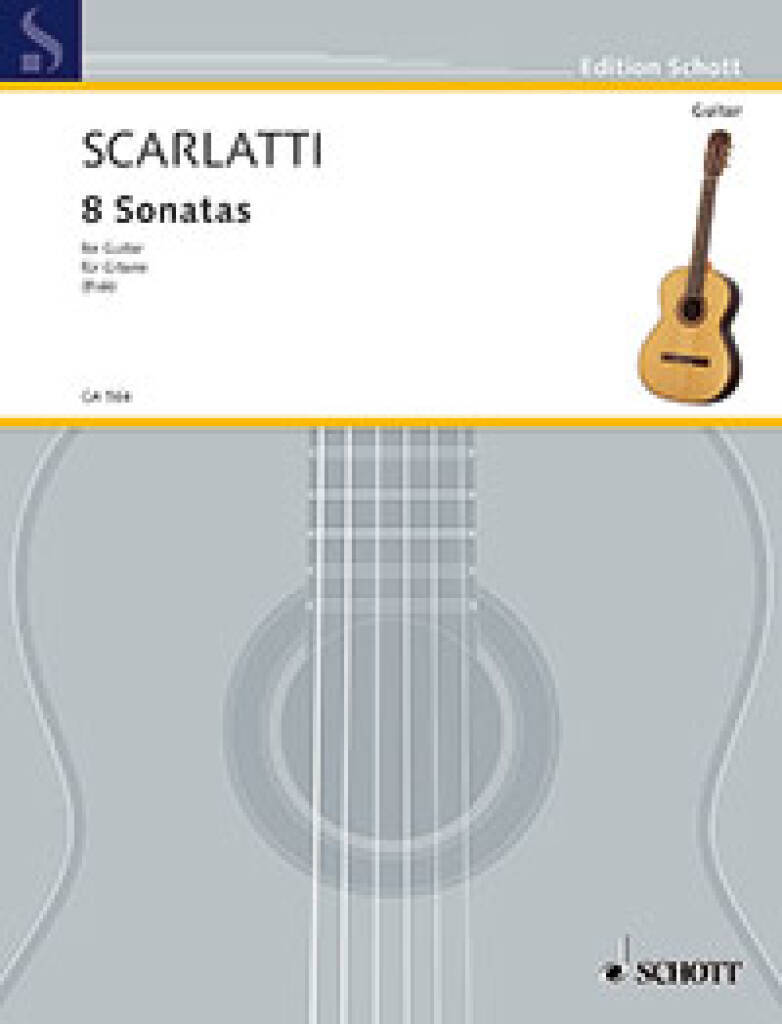 Knjiga 8 SONATAS GUITARE DOMENICO SCARLATTI
