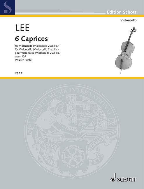 Printed items 6 CAPRICES OP. 109 SEBASTIAN LEE