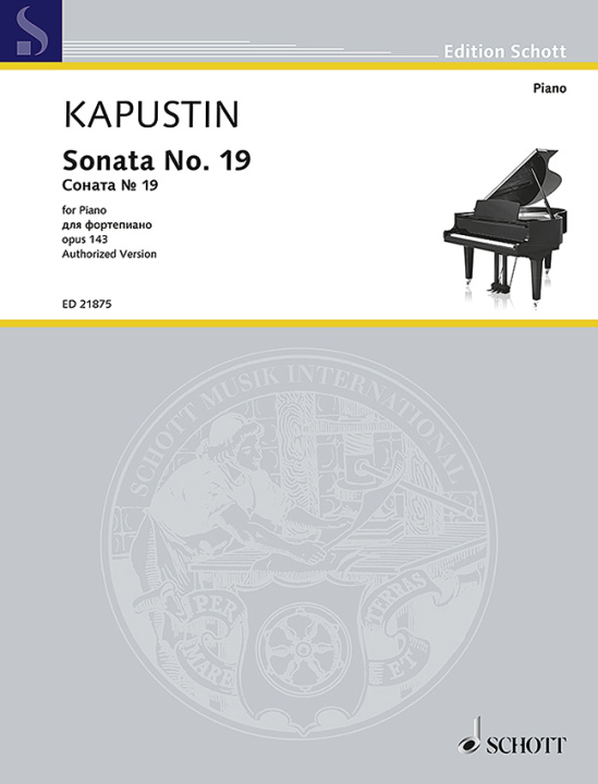 Materiale tipărite SONATA NO. 19 OP. 143 PIANO NIKOLAI KAPUSTIN