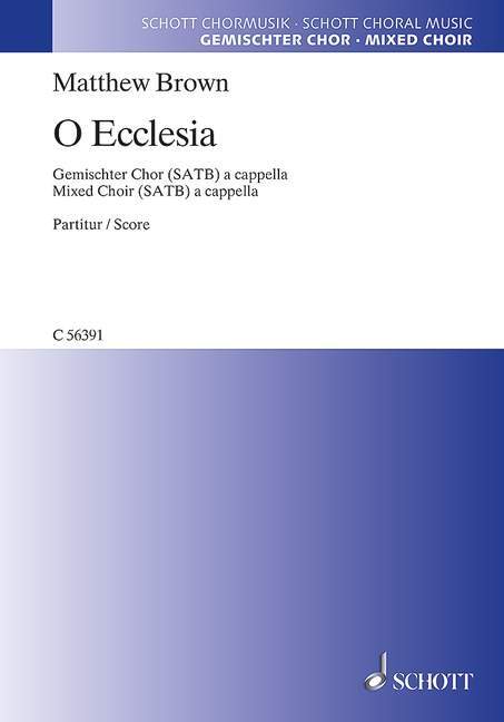 Printed items O ECCLESIA CHANT MATTHEW BROWN