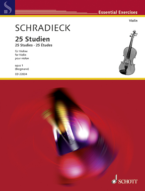 Drucksachen 25 STUDIEN OP. 1 HENRY SCHRADIECK