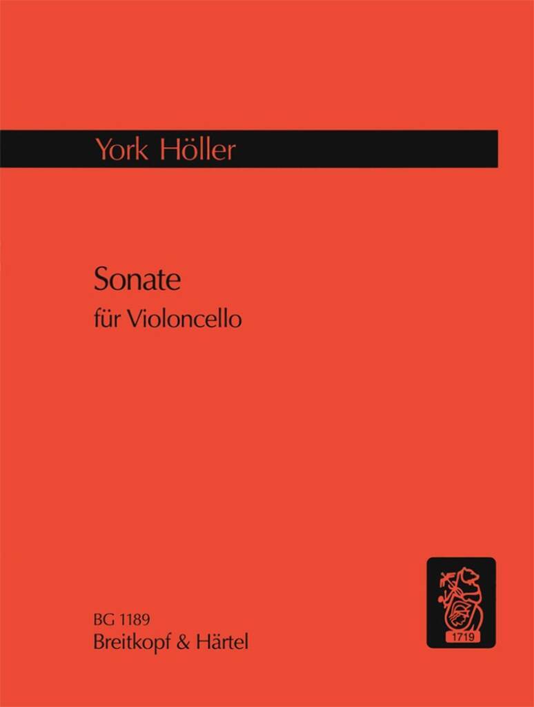 Knjiga SONATE VIOLONCELLE YORK HOLLER