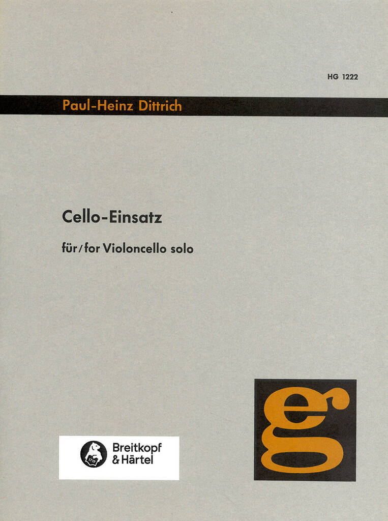 Knjiga CELLO-EINSATZ VIOLONCELLE PAUL-HEINZ DITTRICH