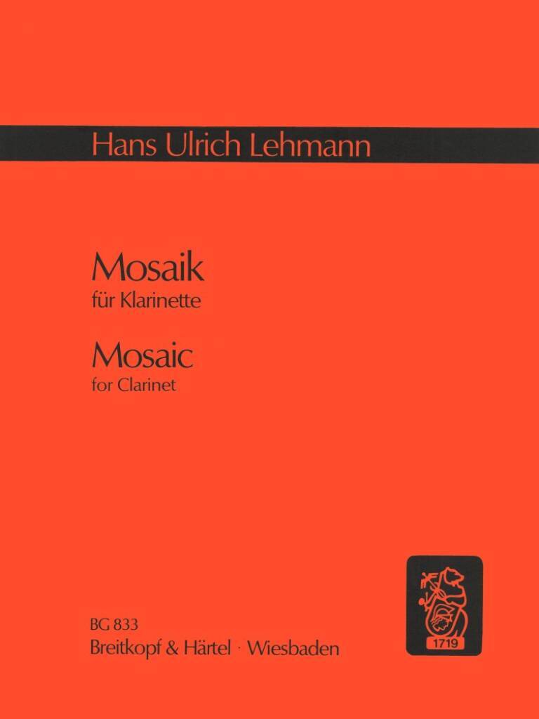 Livro MOSAIK CLARINETTE HANS ULRICH LEHMANN