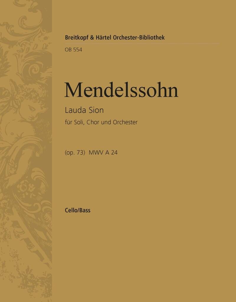 Buch LAUDA SION OP. 73 FELIX MENDELSSOHN BA