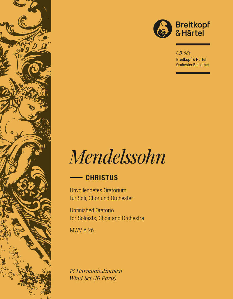 Knjiga CHRISTUS OP. 97 FELIX MENDELSSOHN BA