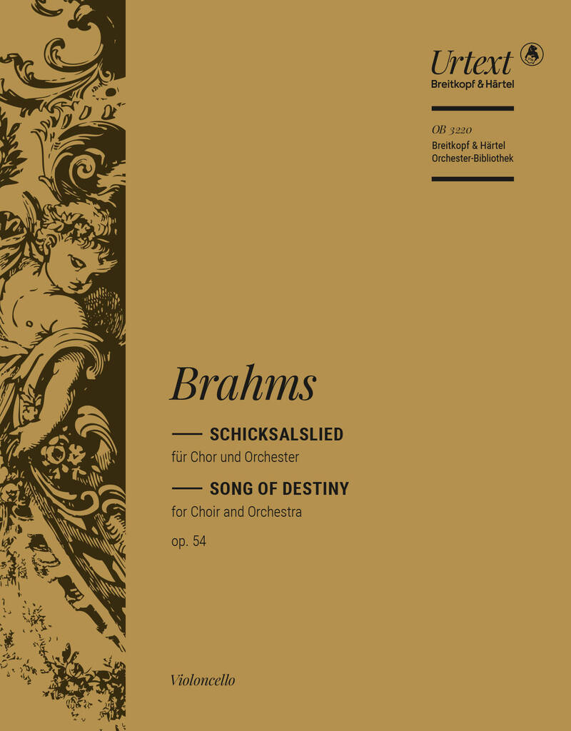 Knjiga SCHICKSALSLIED OP. 54 JOHANNES BRAHMS