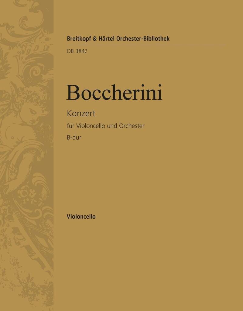 Knjiga VIOLONCELLOKONZERT B-DUR LUIGI BOCCHERINI