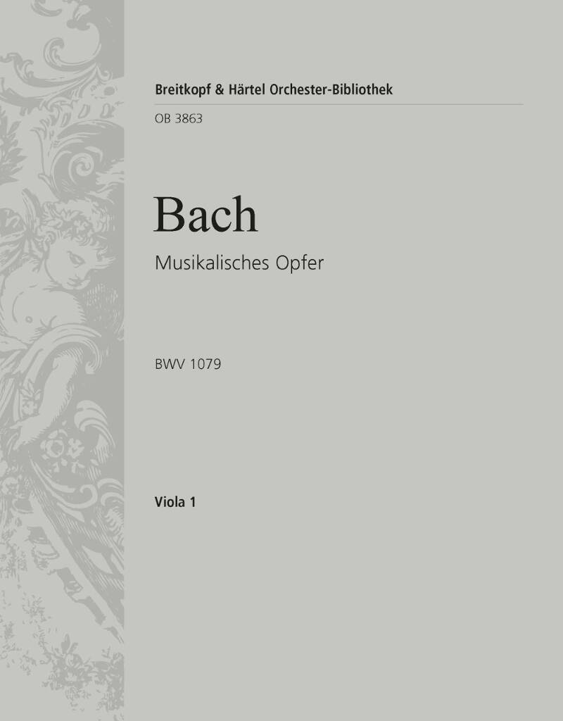 Knjiga MUSIKALISCHES OPFER BWV 1079 ORCHESTRE JOHANN SEBASTIAN BAC