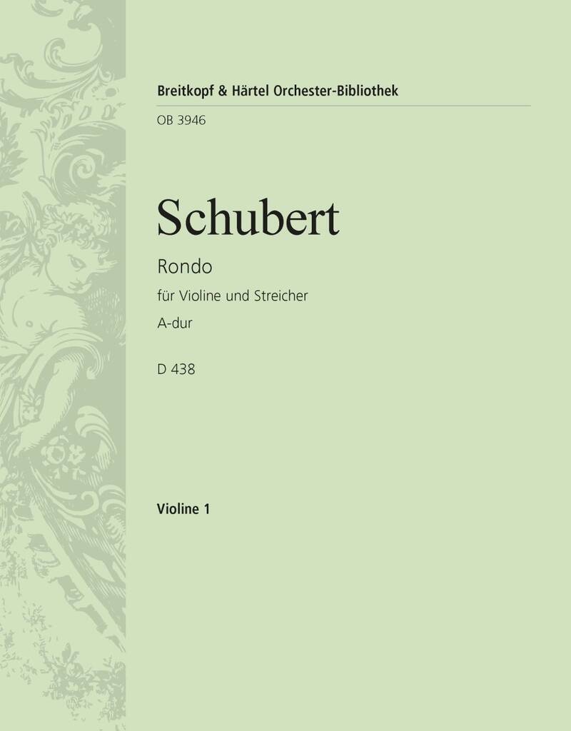 Knjiga RONDO A-DUR D 438 FRANZ SCHUBERT