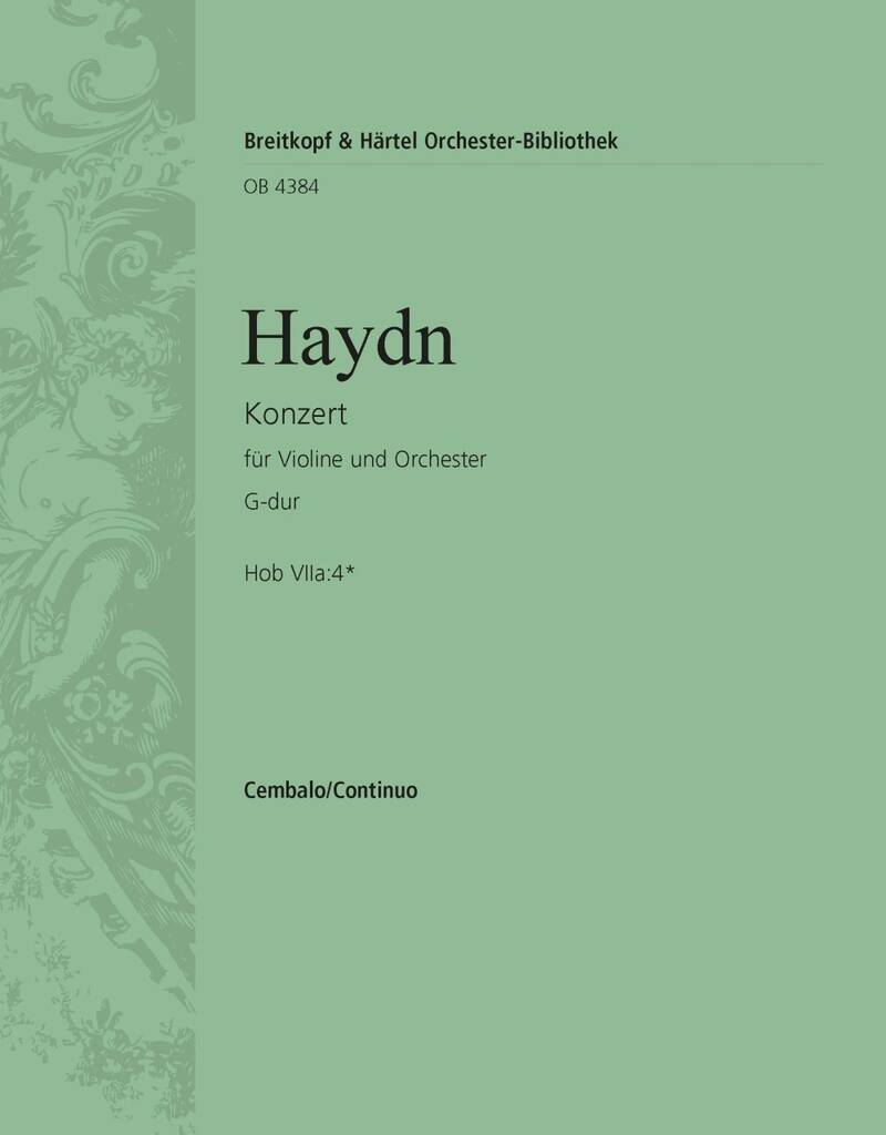 Knjiga VIOLINKONZERT G-DUR HOB VIIA:4 FRANZ JOSEPH HAYDN
