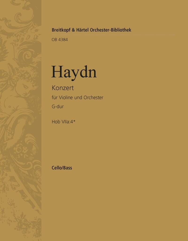 Knjiga VIOLINKONZERT G-DUR HOB VIIA:4 FRANZ JOSEPH HAYDN