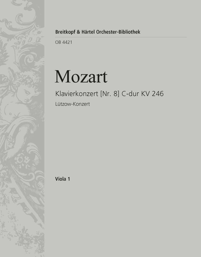 Knjiga KLAVIERKONZERT 8 C-DUR KV 246 WOLFGANG AMADEUS MOZ