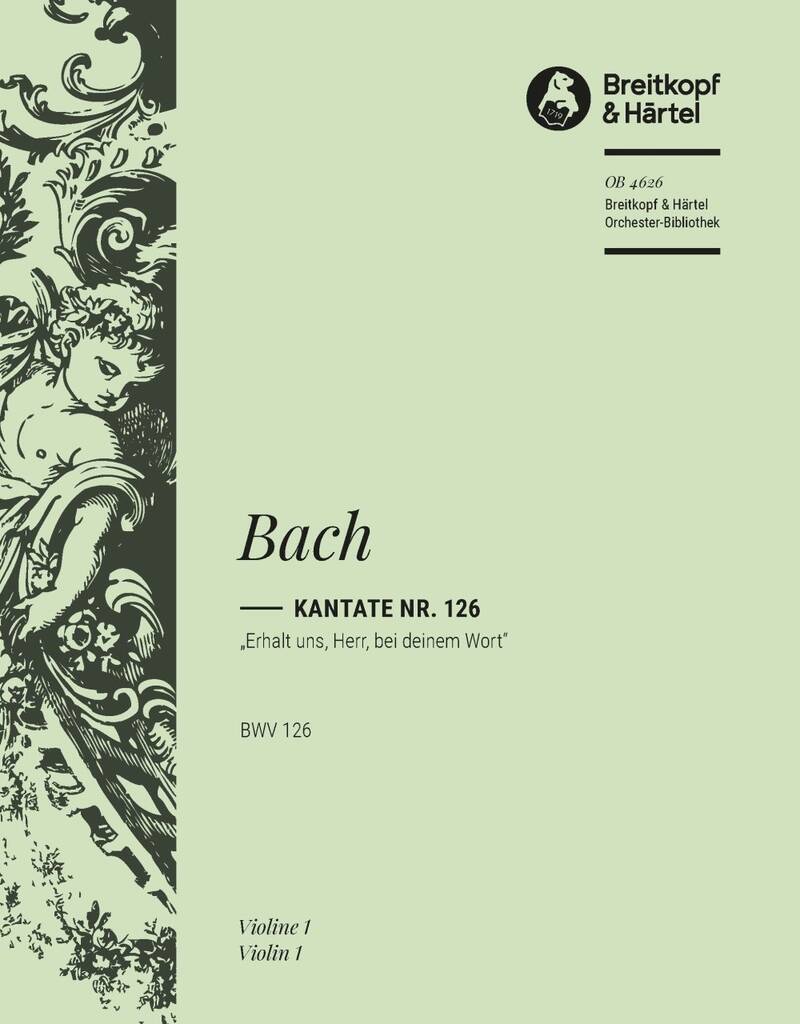 Knjiga KANTATE 126 ERHALT UNS, HERR JOHANN SEBASTIAN BAC