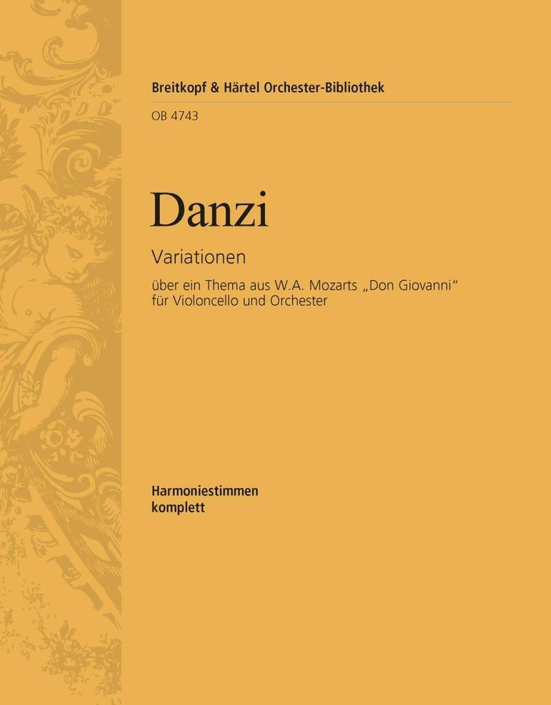 Knjiga VARIATIONEN "DON GIOVANNI" FRANZ DANZI