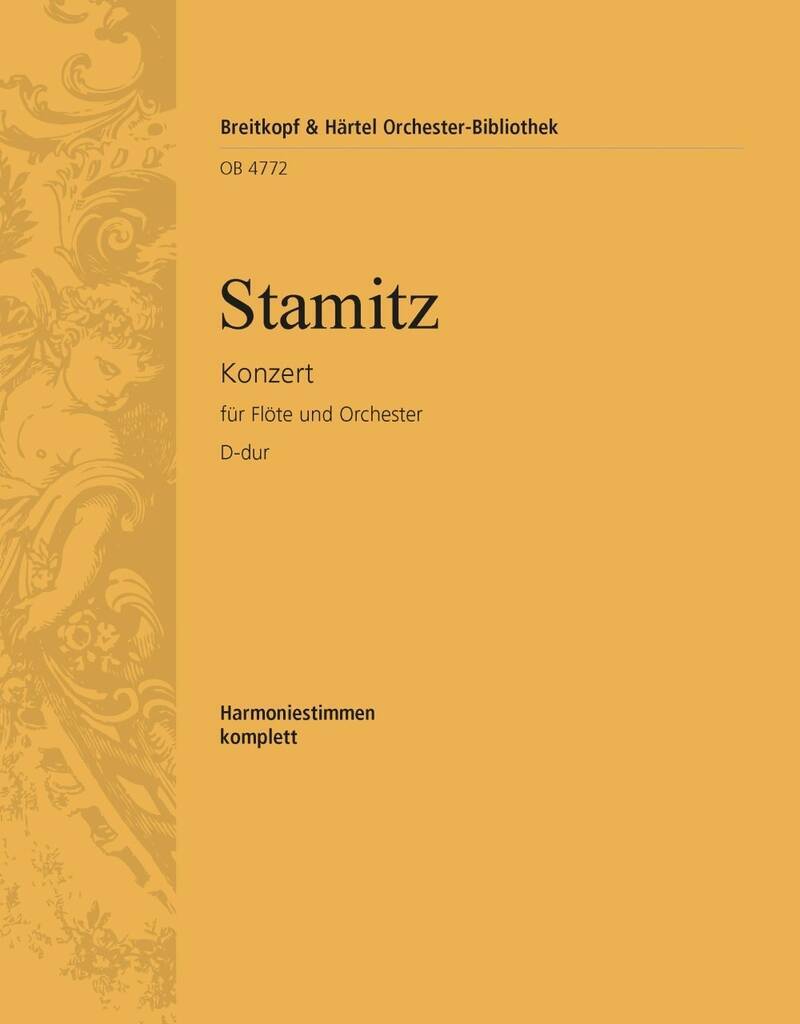 Book FLOTENKONZERT D-DUR ANTON STAMITZ