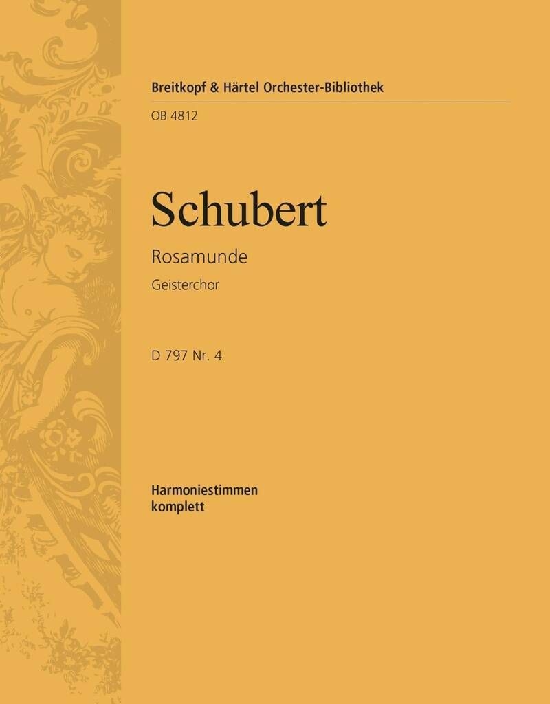 Knjiga ROSAMUNDE D 797. GEISTERCHOR FRANZ SCHUBERT