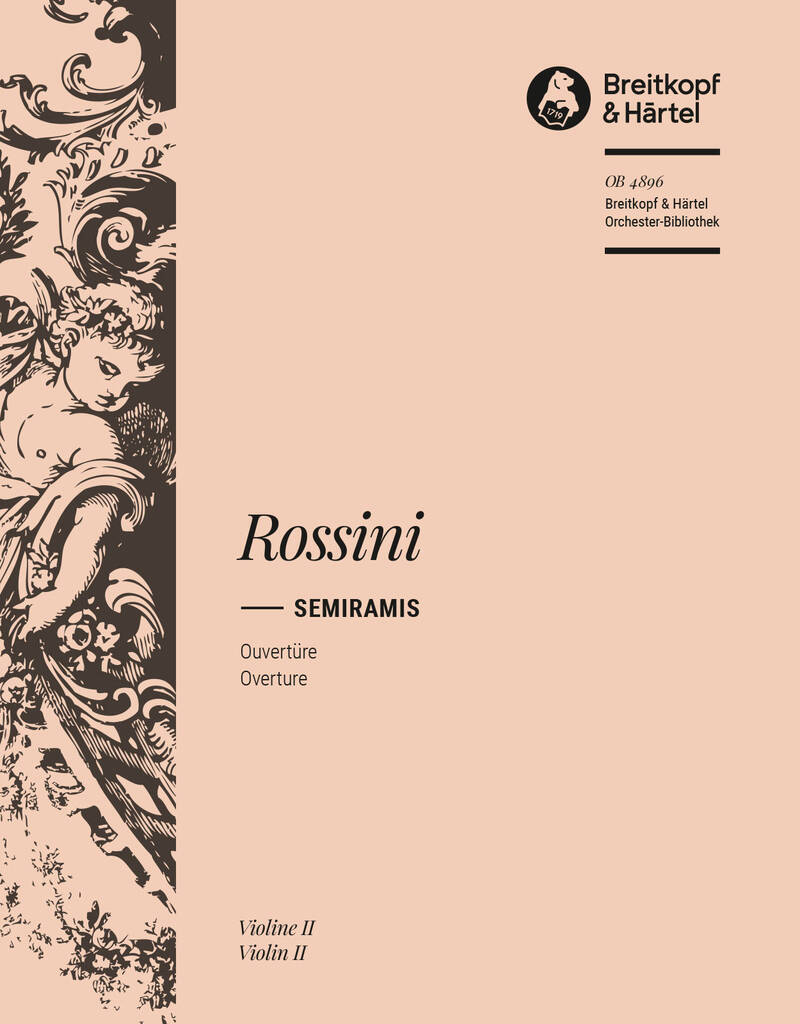 Knjiga SEMIRAMIDE. OUVERTURE ORCHESTRE GIOACHINO ROSSINI