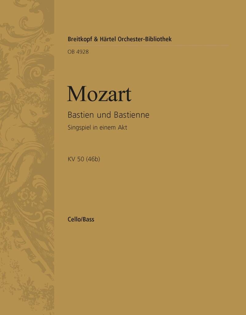 Knjiga BASTIEN U. BASTIENNE KV 50 ORCHESTRE WOLFGANG AMADEUS MOZ
