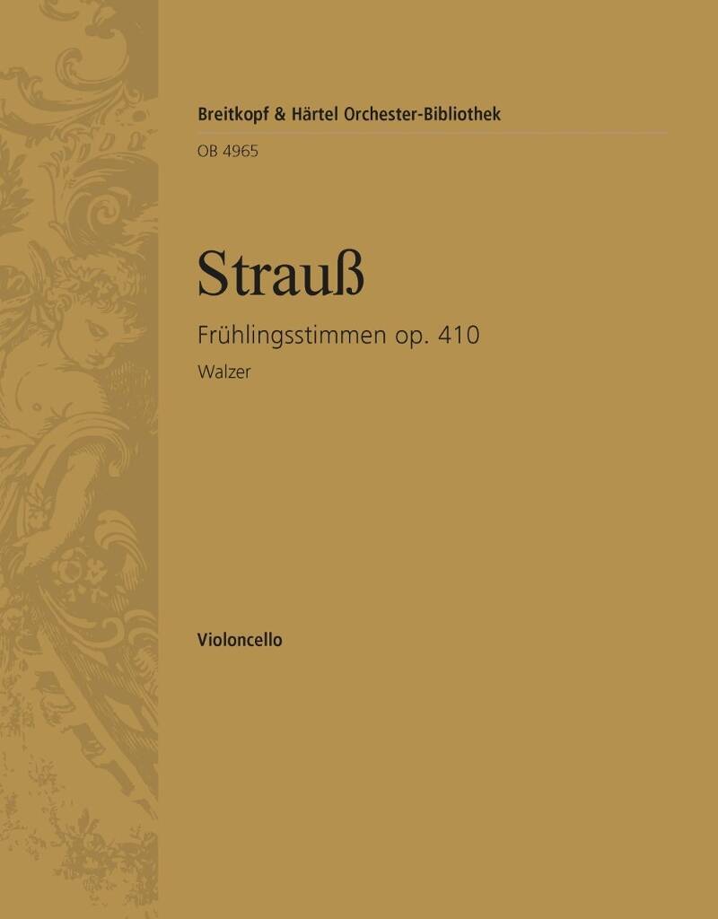 Knjiga FRUHLINGSSTIMMEN OP. 410 ORCHESTRE JOHANN STRAUSS